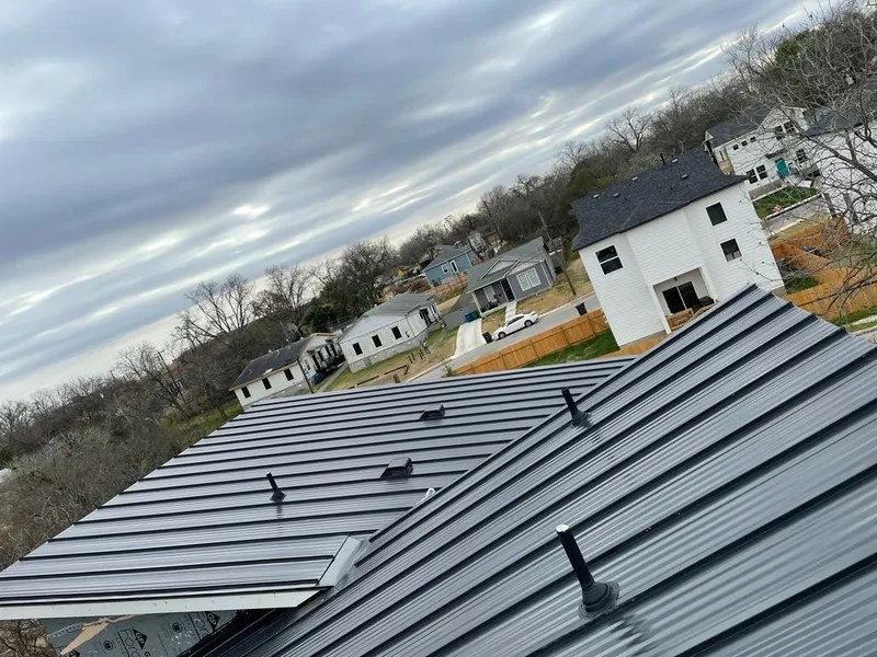 Standing seam metal roof panels with vents for Skylight Repair in Dodgeville